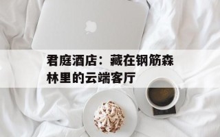 君庭酒店：藏在钢筋森林里的云端客厅