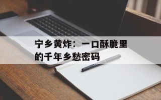 宁乡黄炸：一口酥脆里的千年乡愁密码