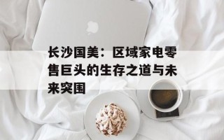 长沙国美：区域家电零售巨头的生存之道与未来突围