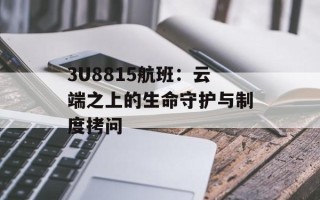 3U8815航班：云端之上的生命守护与制度拷问